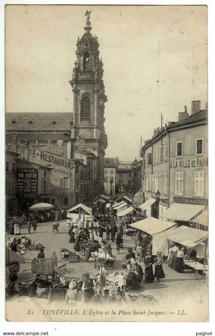 54 : Lunéville : Le Marché - Luneville