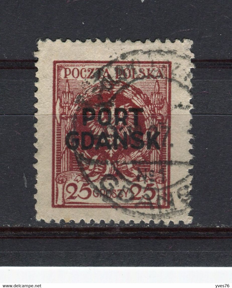 DANTZIG - Bureau Polonais - Y&T N° 8° - Port Gdansk