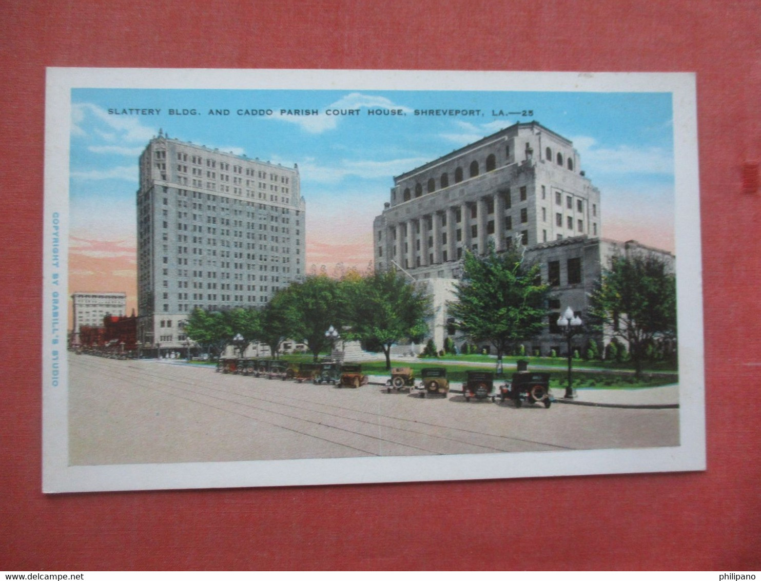 Slattery Bldg.  & Caddo Parish Court House. Shreveport   Louisiana   Ref 5218 - Shreveport