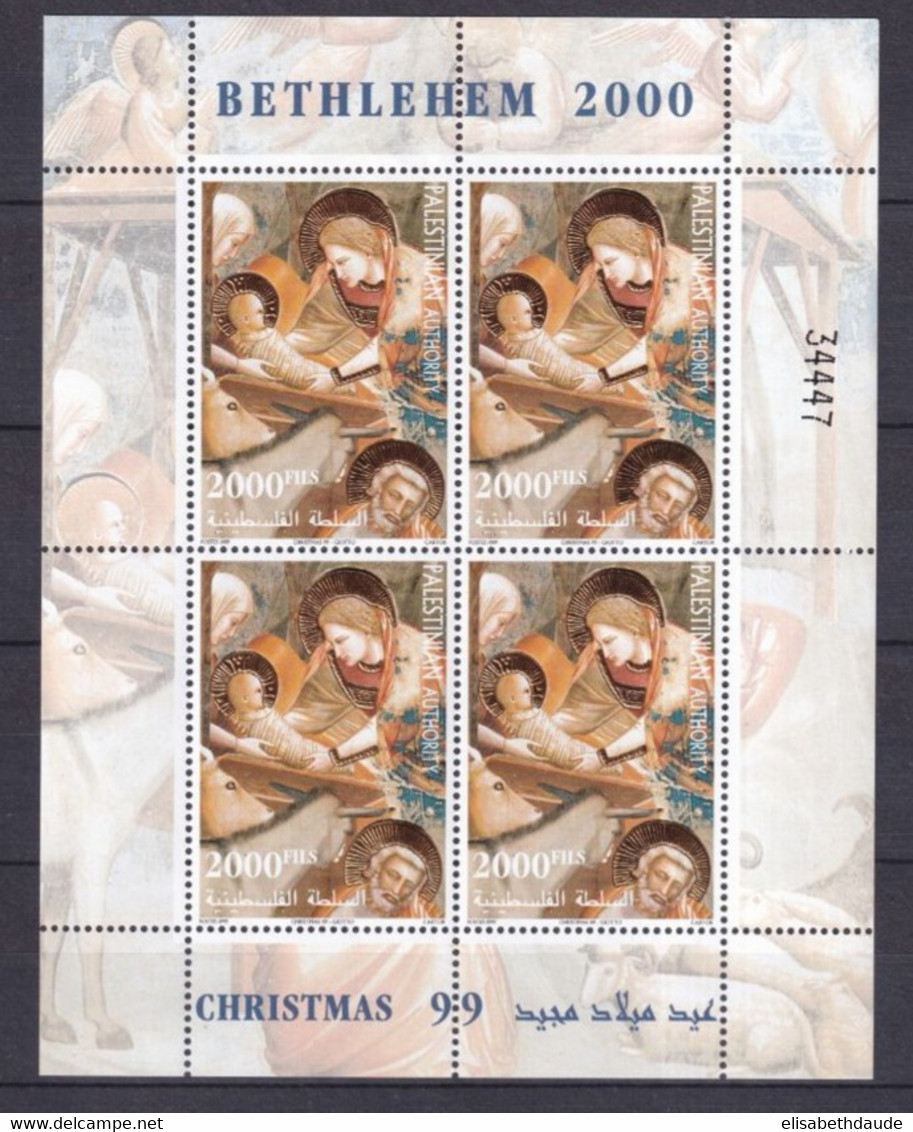 1999 - PALESTINE - NOEL - BLOC YVERT N° 15 ** MNH - COTE = 30 EUR. - Palästina