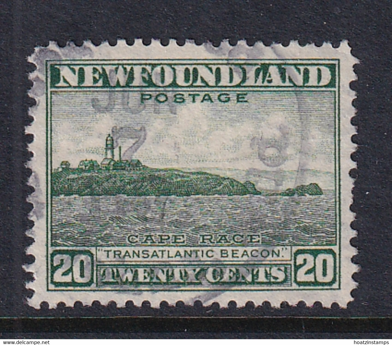 Newfoundland: 1941/44   Pictorial  SG286   20c   [Perf: 12½]   Used - 1908-1947