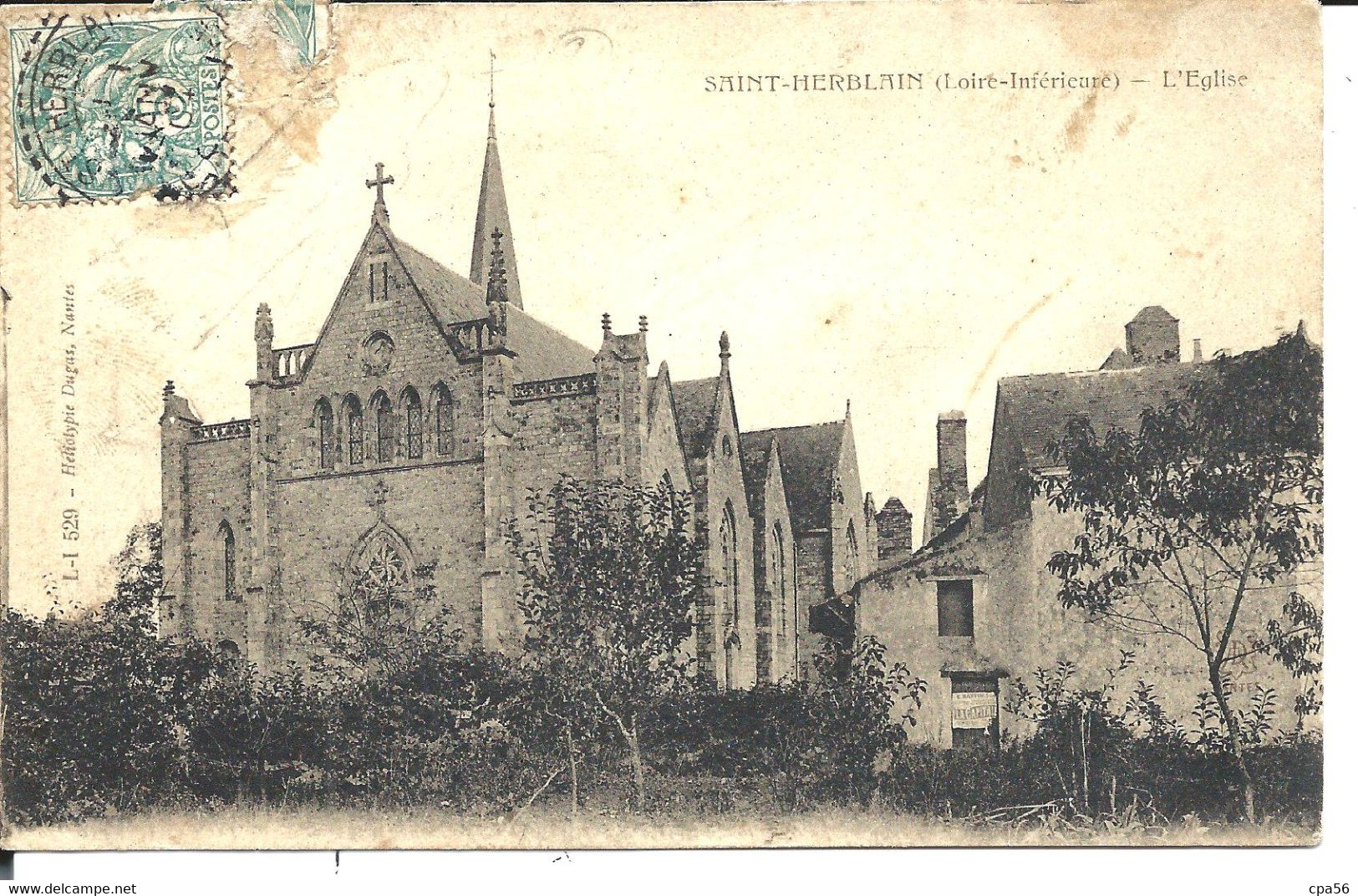 SAINT-HERBLAIN - Quartier De L'église - éd Dugas (1904) > Vente Directe X - Saint Herblain