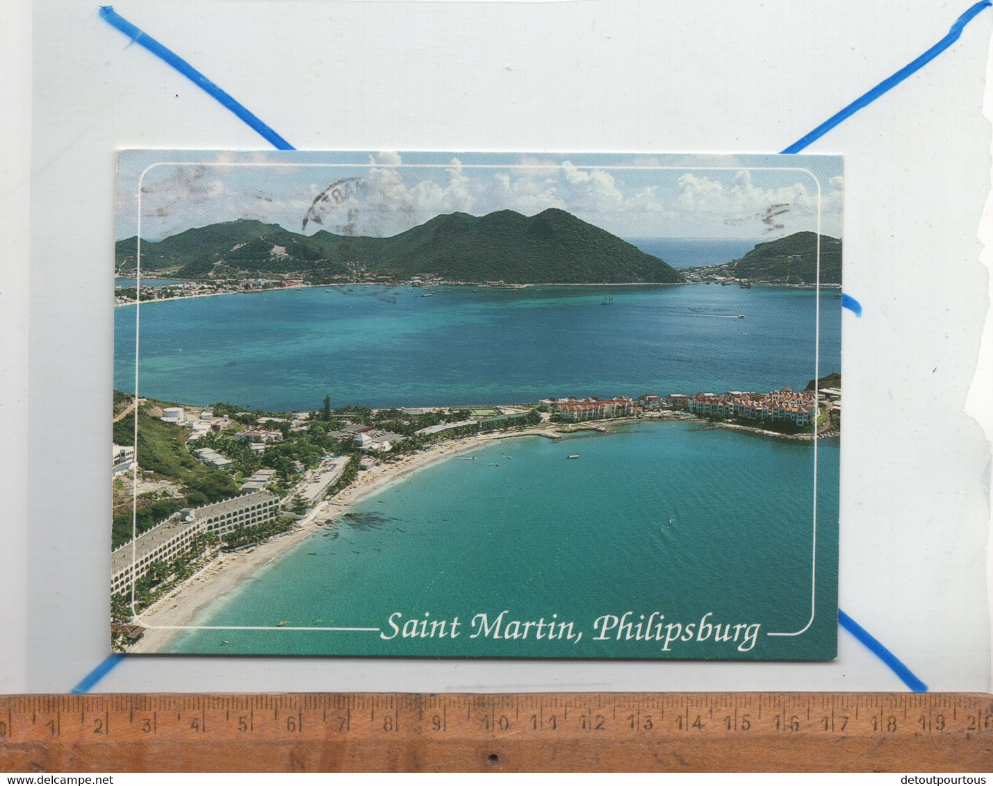 SAINT ST MARTIN West Indies : PHILIPSBURG Little And Grand Bay  1992 - Saint-Martin
