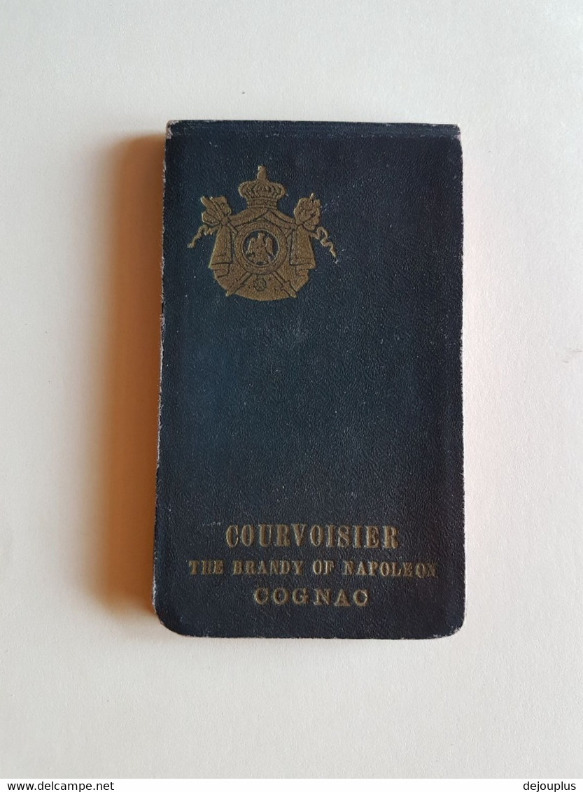 CARNET   PUBLICITE   COGNAC  COURVOISIER    BRANDY  OF   NAPOLEON - Pubblicitari