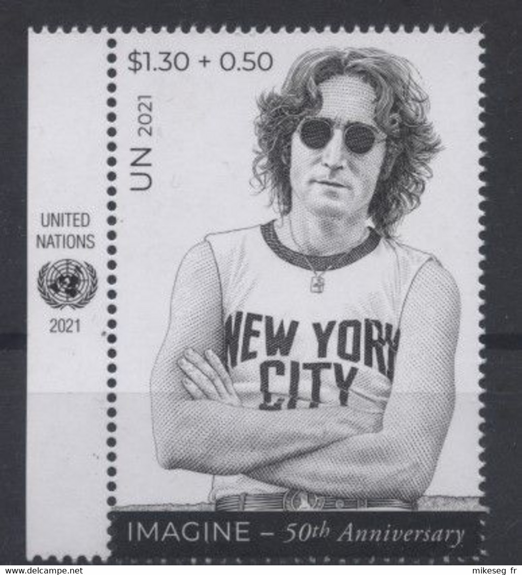 ONU New-York 2021 - John Lennon (Beatles) ** - Unused Stamps