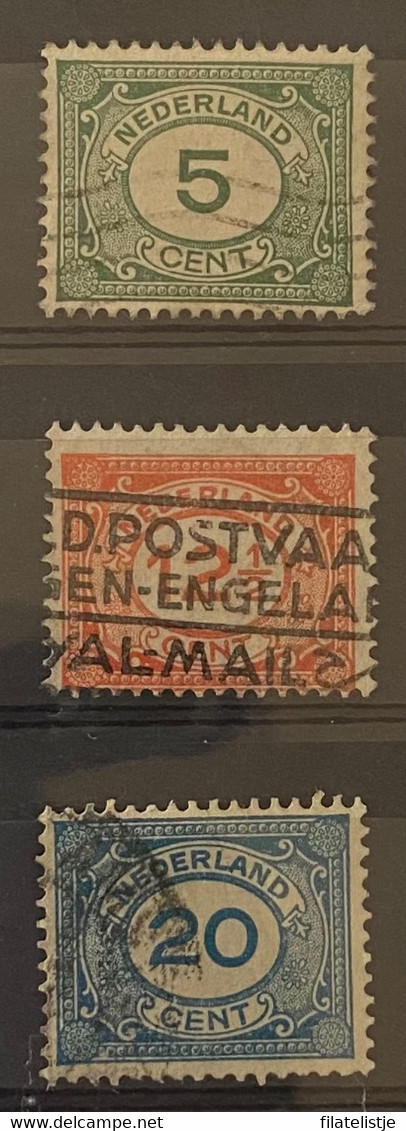 Nederland Zegels Nr 107 -109 Used - Used Stamps