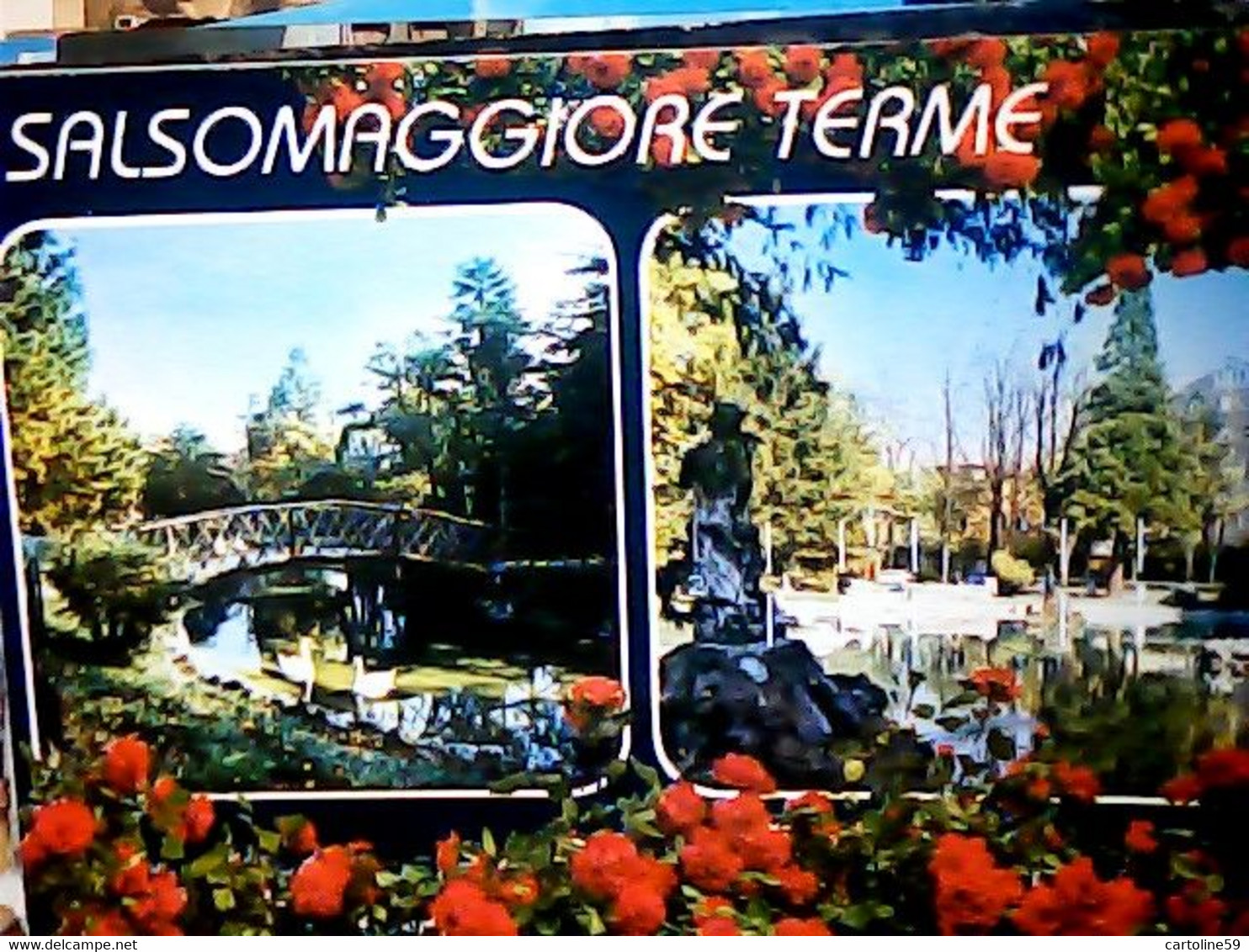 26 CARD  SALSOMAGGIORE  CENTRO TERME PIAZZA  PISCINA  VARIE  VBN1949<  IG10644