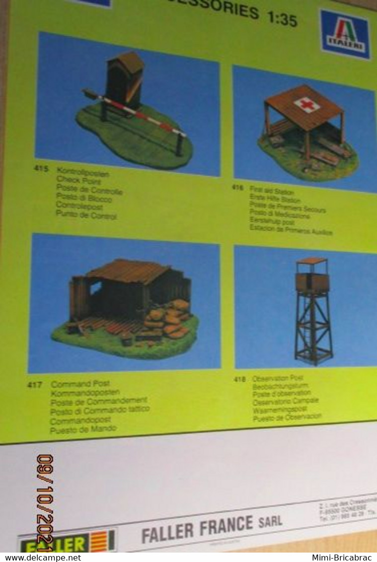 Très Bon état , Catalogue Maquettes Plastique ITALERI Années 80/90 AUTOS AVIONS BLINDES ETC Très Bon état - Frankrijk