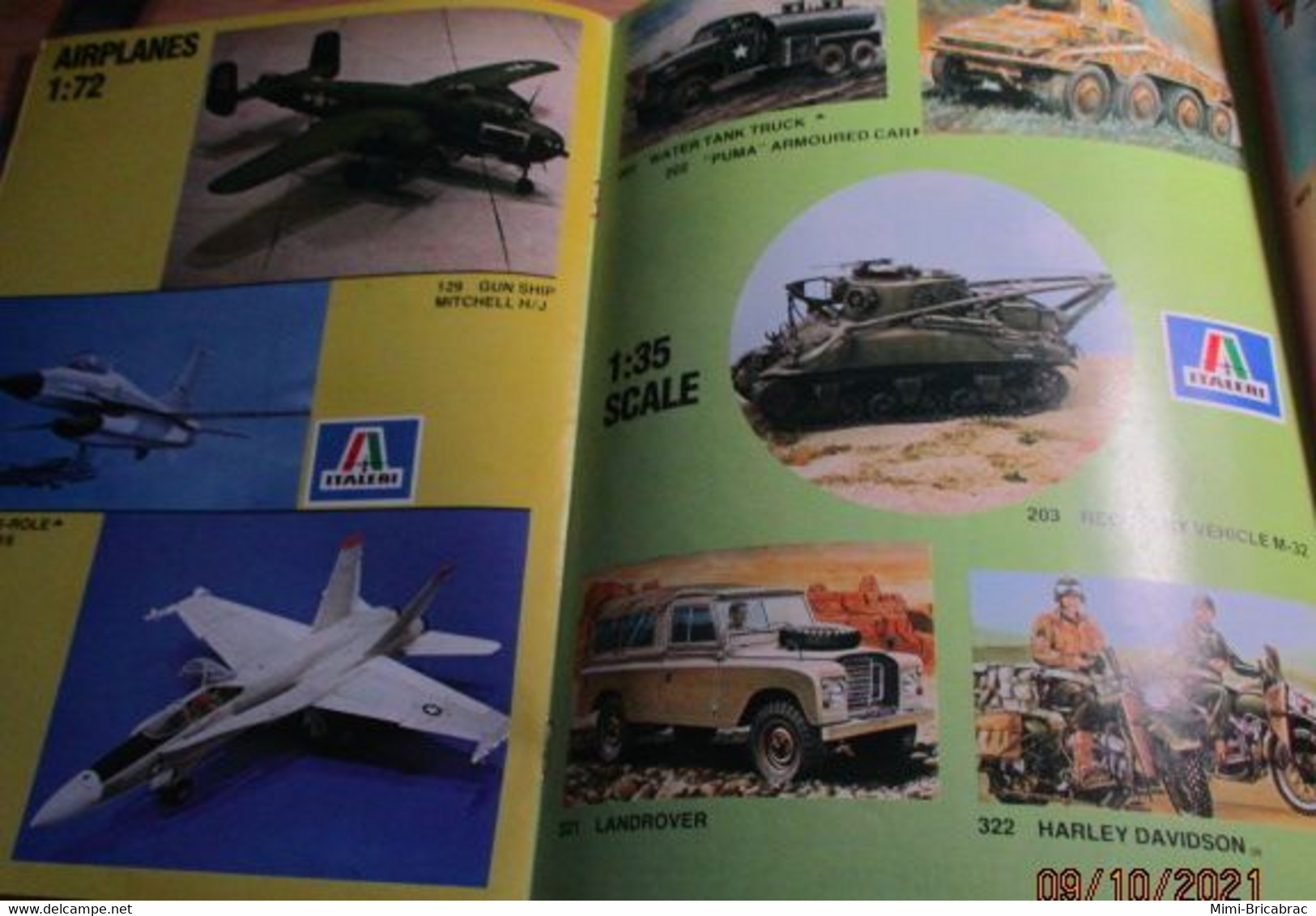 Très Bon état , Catalogue Maquettes Plastique ITALERI Années 80/90 AUTOS AVIONS BLINDES ETC Très Bon état - Frankrijk