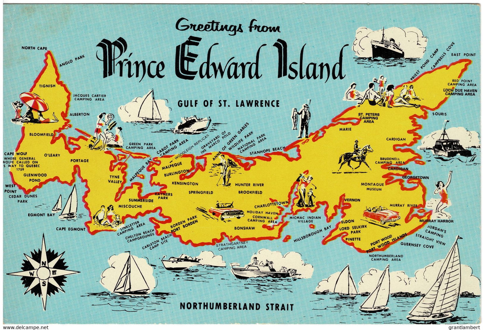 Greetings From Prince Edward Island, Canada - Unused - Altri & Non Classificati