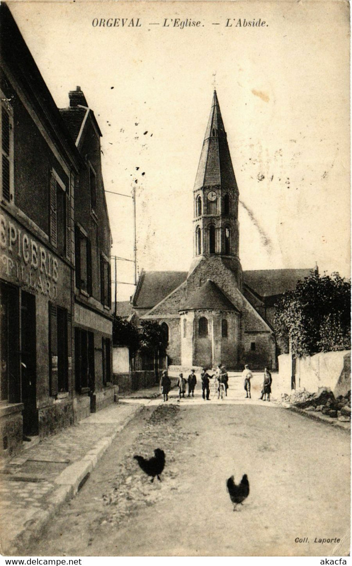 CPA AK ORGEVAL - L'Église - L'Abside (352868) - Orgeval