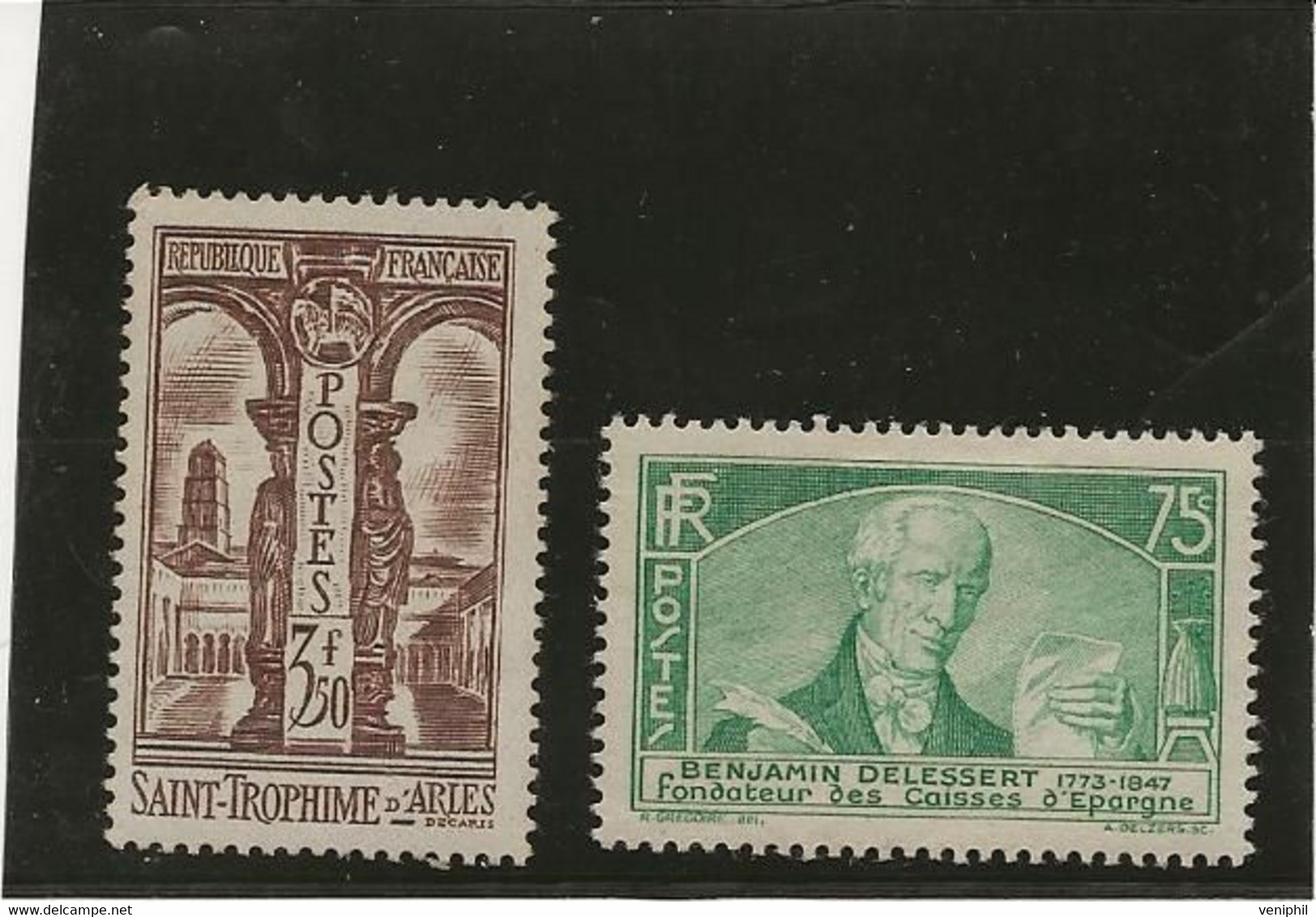 TIMBRE N° 302 Et 303 NEUF CHARNIERE - ANNEE 1935 - COTE : 54 € - Unused Stamps