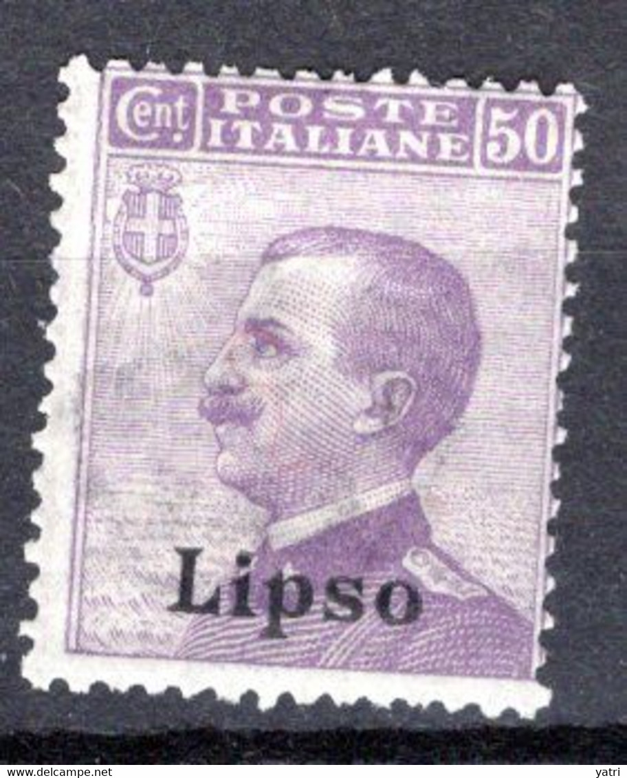 Egeo - Lipso, 50 Centesimi ** - Egeo (Lipso)