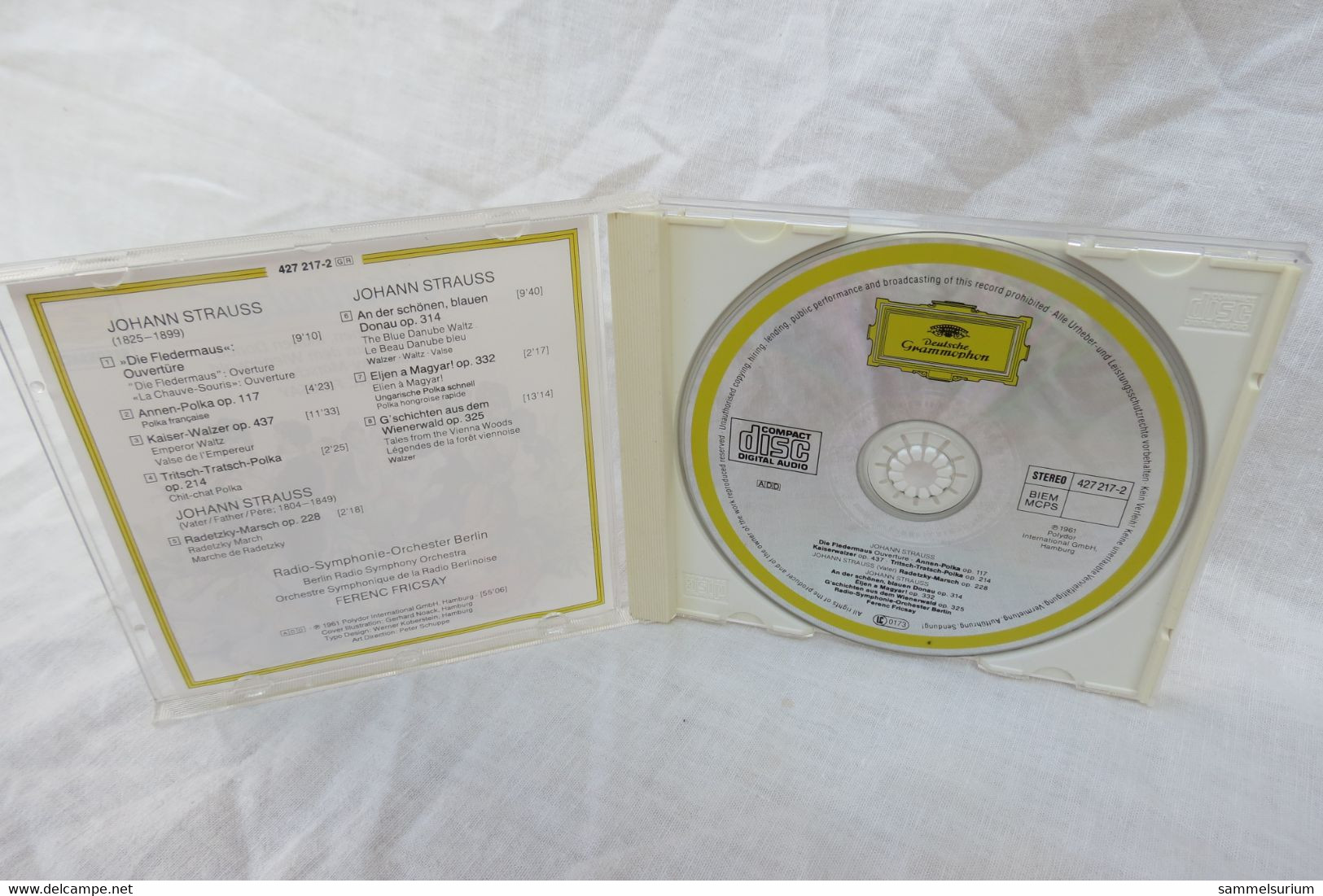 CD "Kaiserwalzer" An Der Schönen Blauen Donau, Deutsche Grammophon - Oper & Operette