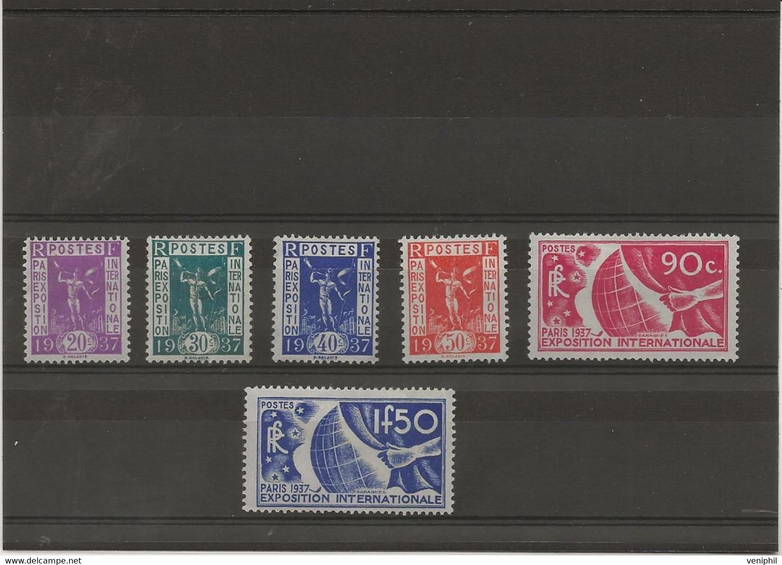 TIMBRE N° 322 A 327 NEUF CHARNIERE - ANNEE 1936 -  COTE :60 € - Unused Stamps