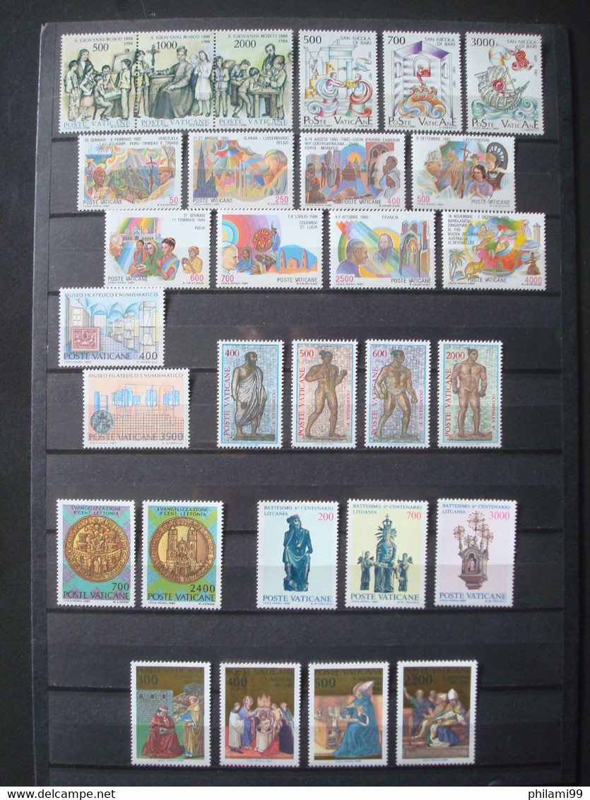 VATICAN 1984-1989 MNH** / GOOD SETS / 3 SCANS - Verzamelingen