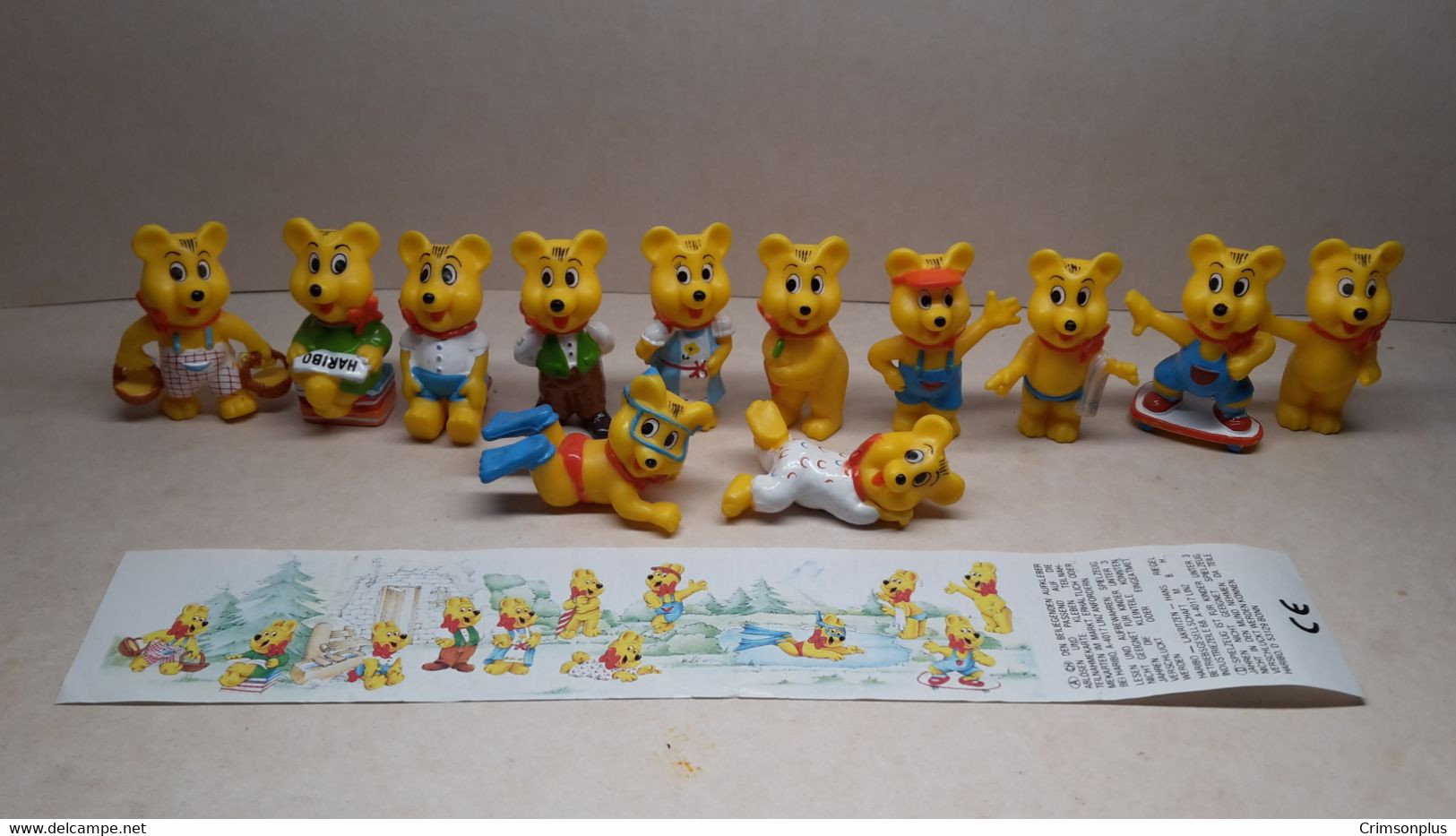 1995 - Haribo -  Goldbaren-Familie - Complete Reeks Met Bijsluiter - Lots