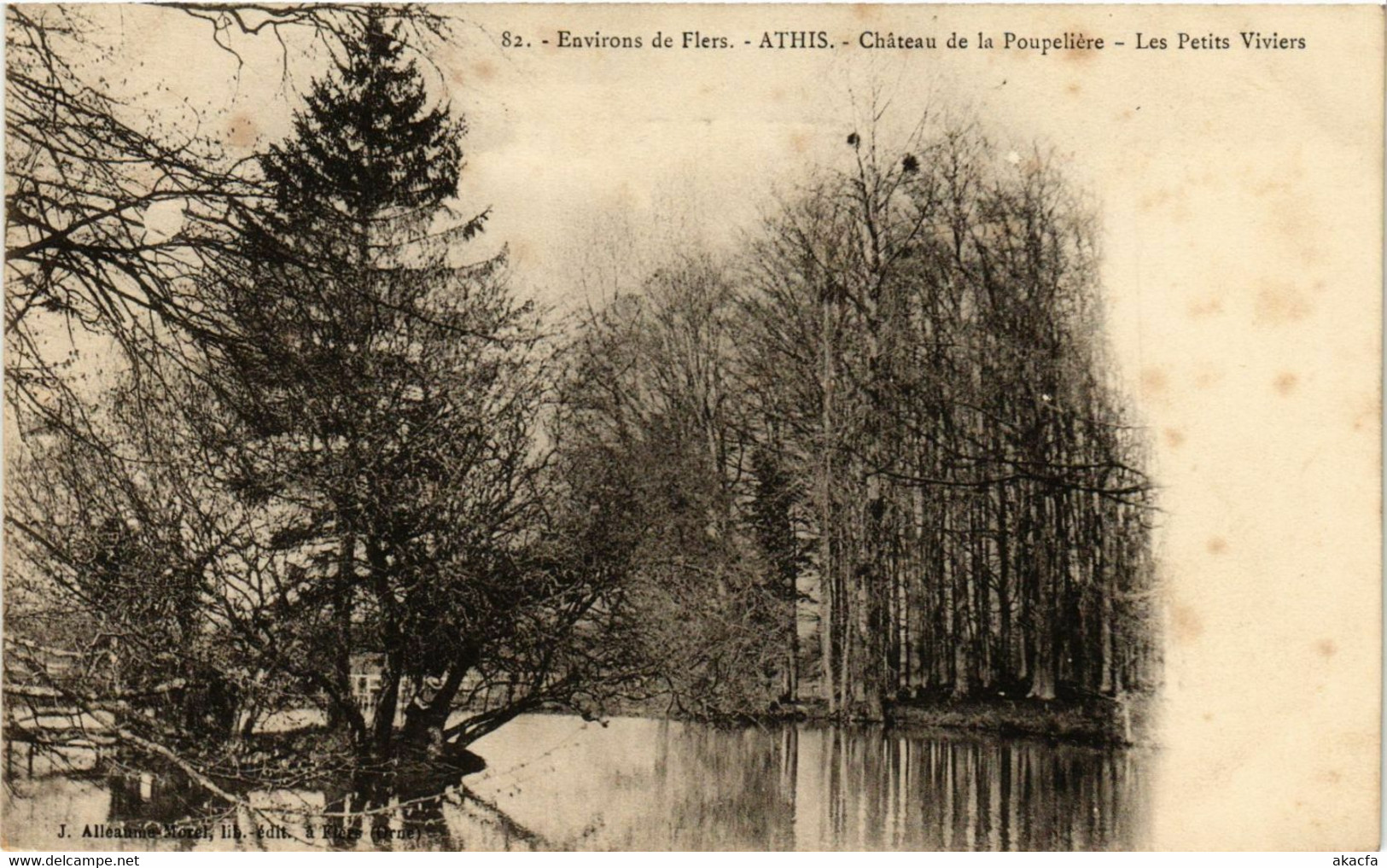 CPA AK Env. De FLERS - ATHIS - Chateau De La Poupeliere - Les Petits (355459) - Athis De L'Orne