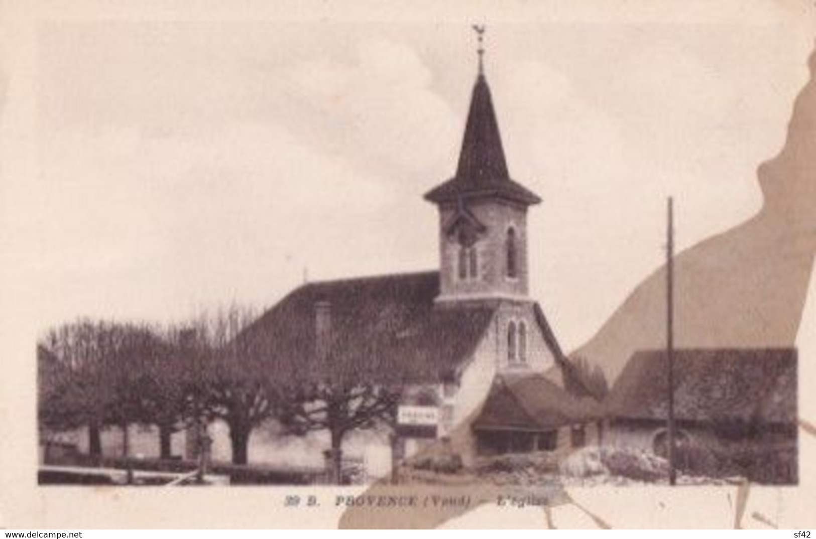 PROVENCE  VAUD                  EGLISE - Provence