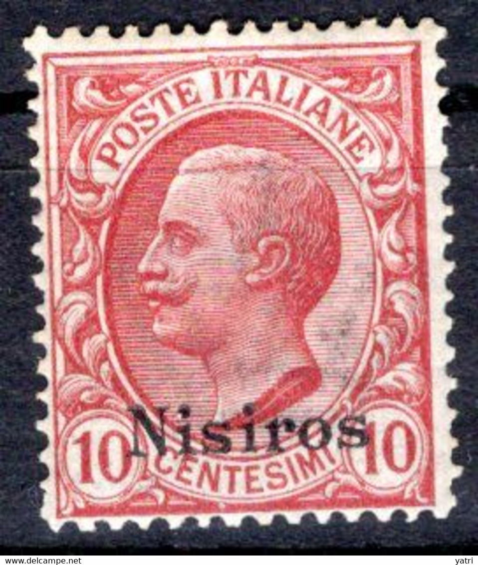 Egeo - Nisiro (Nisiros) 10 Centesimi ** - Egeo (Nisiro)