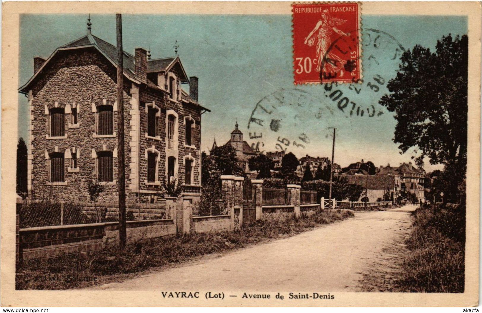 CPA VAYRAC - Avenue De St-DENIS (353850) - Vayrac