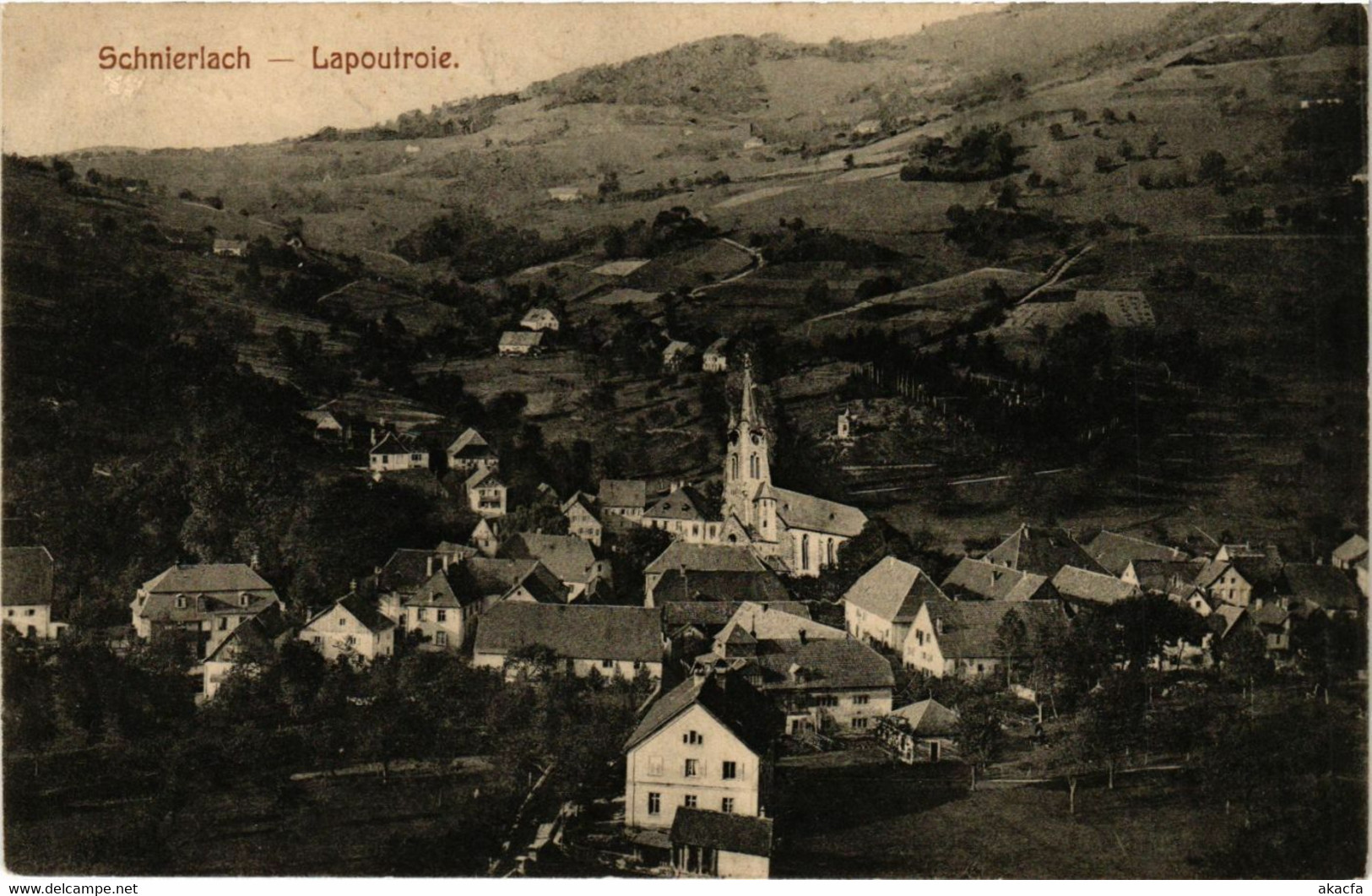 CPA AK SCHNIERLACH - LAPOUTROIE (354788) - Lapoutroie