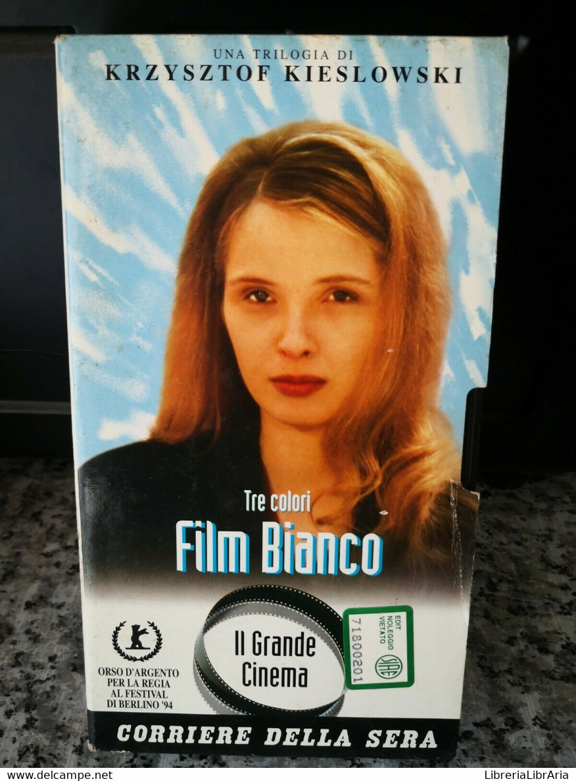 Tre Colori Film Bianco - Vhs -1993 - Corriere Della Sera -F - Lotti E Collezioni