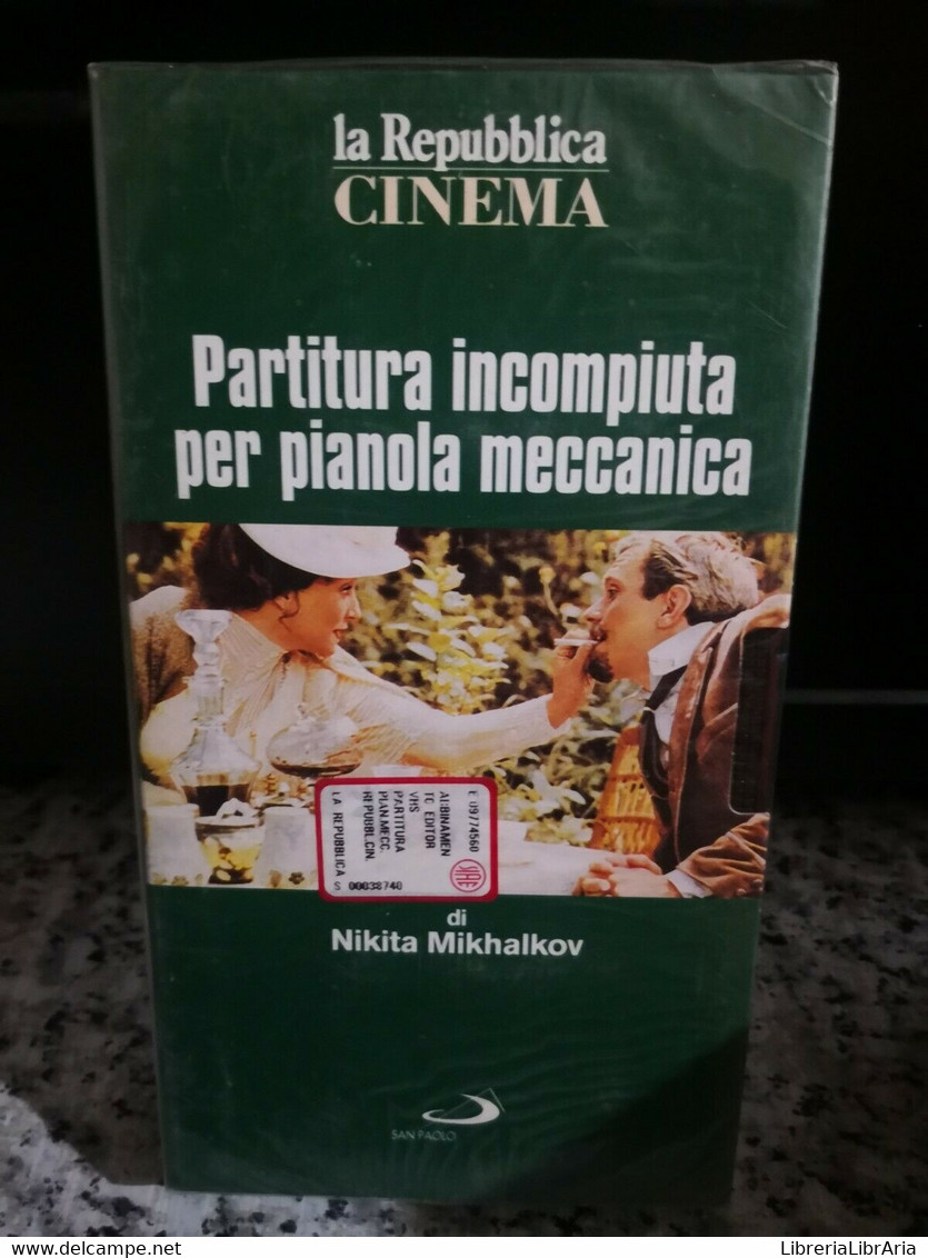 Partitura Incompiuta Per Pianola Meccanica - Vhs - 1987 - La Repubblica -F - Collections