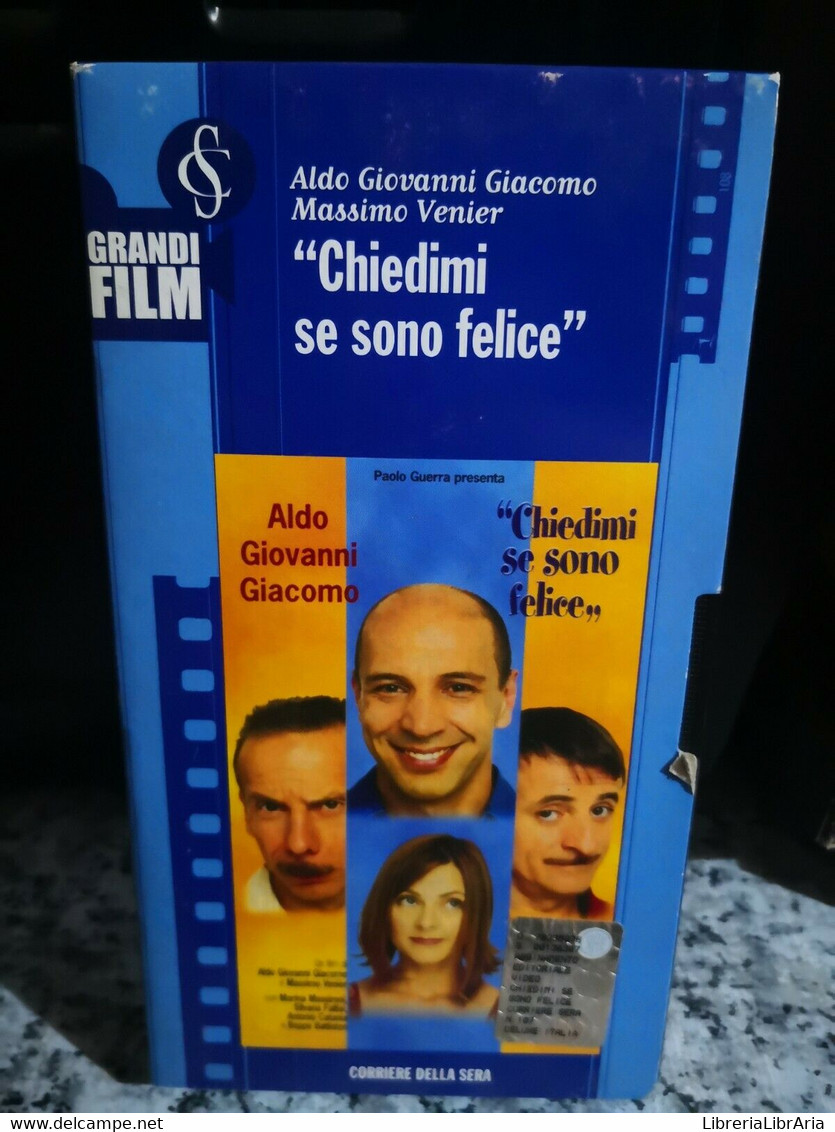 Chiedimi Se Sono Felice -2000 - VHS -- Corriere Della Sera- F - Colecciones