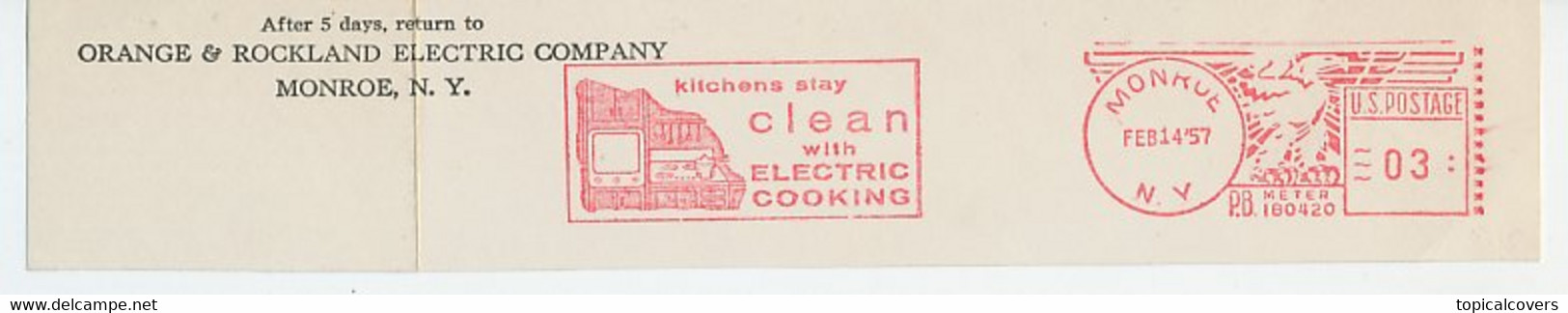 Meter Top Cut USA 1957 Kitchen - Electric Cooking - Non Classificati