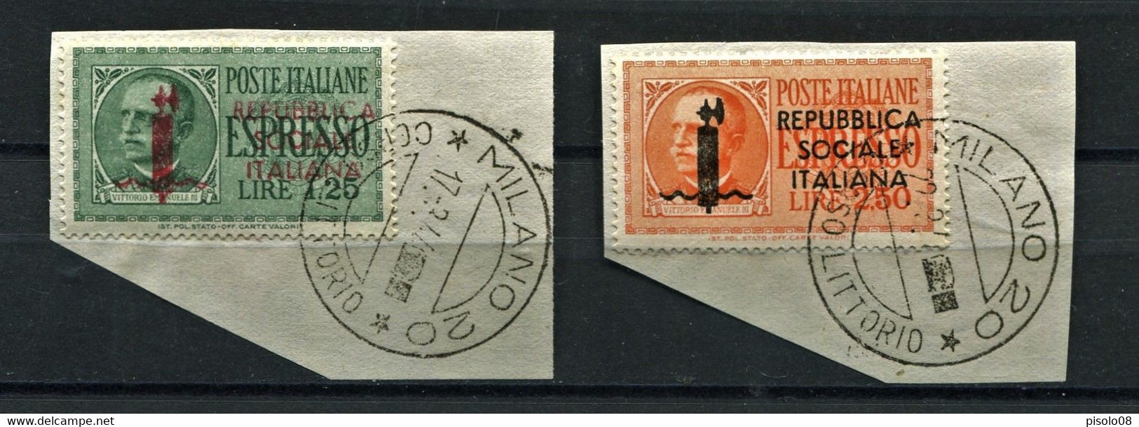 RSI 1944 ESPRESSI USATI SU FRAMMENTO - Express Mail
