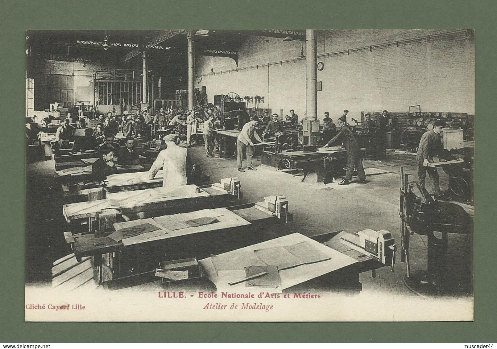 CARTE POSTALE 59 NORD ECOLE D ARTS ET METIERS ATELIER DE MODELAGE - Lille