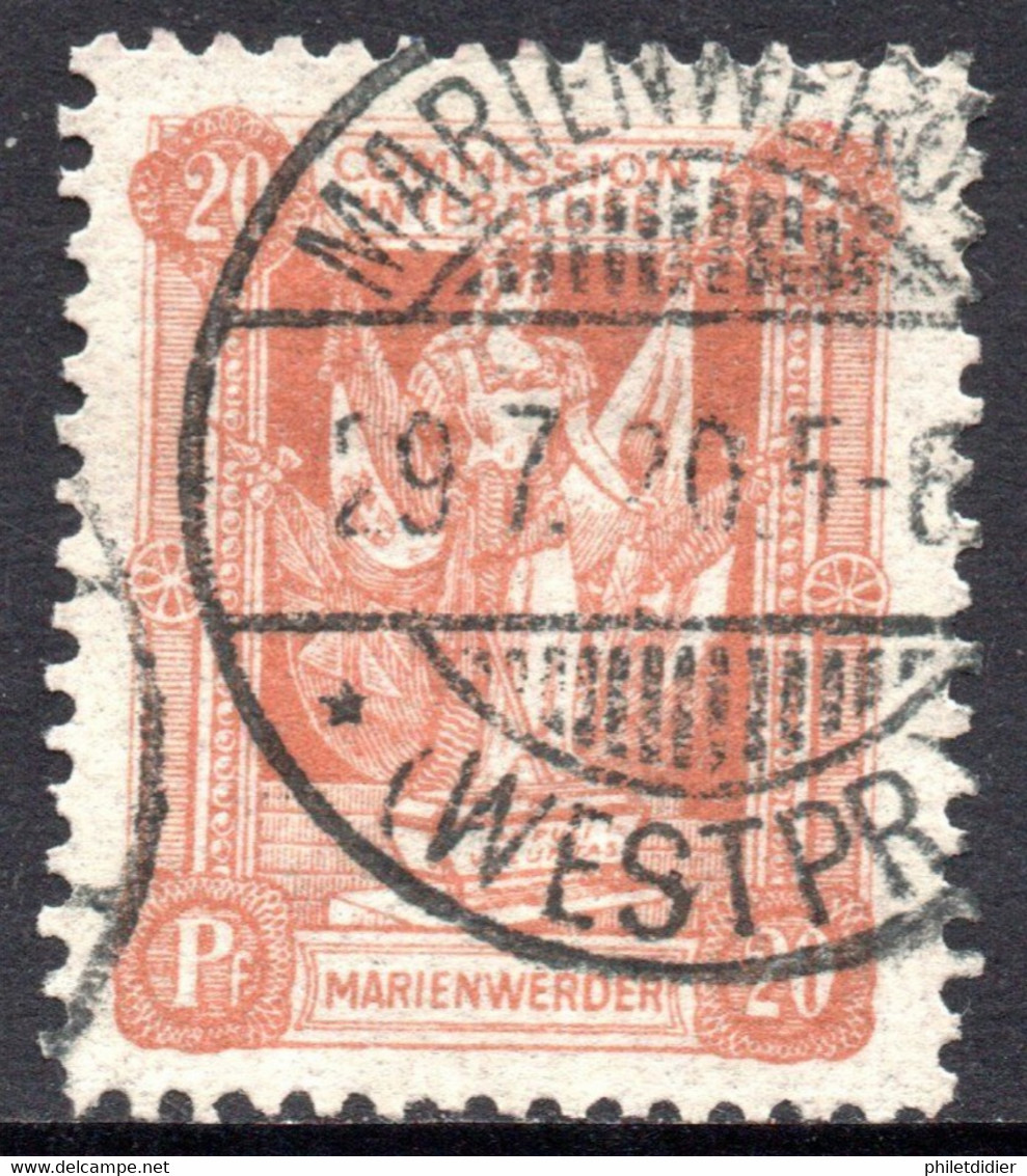 MARIENWERDER - 1920 - YT 14 OBLITERE - Other & Unclassified