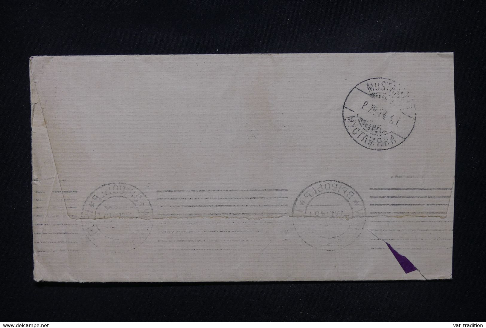 FINLANDE - Enveloppe De Helsinki Pour Mustamalir En 1914 ( Administration Russe )  - L 108743 - Cartas & Documentos