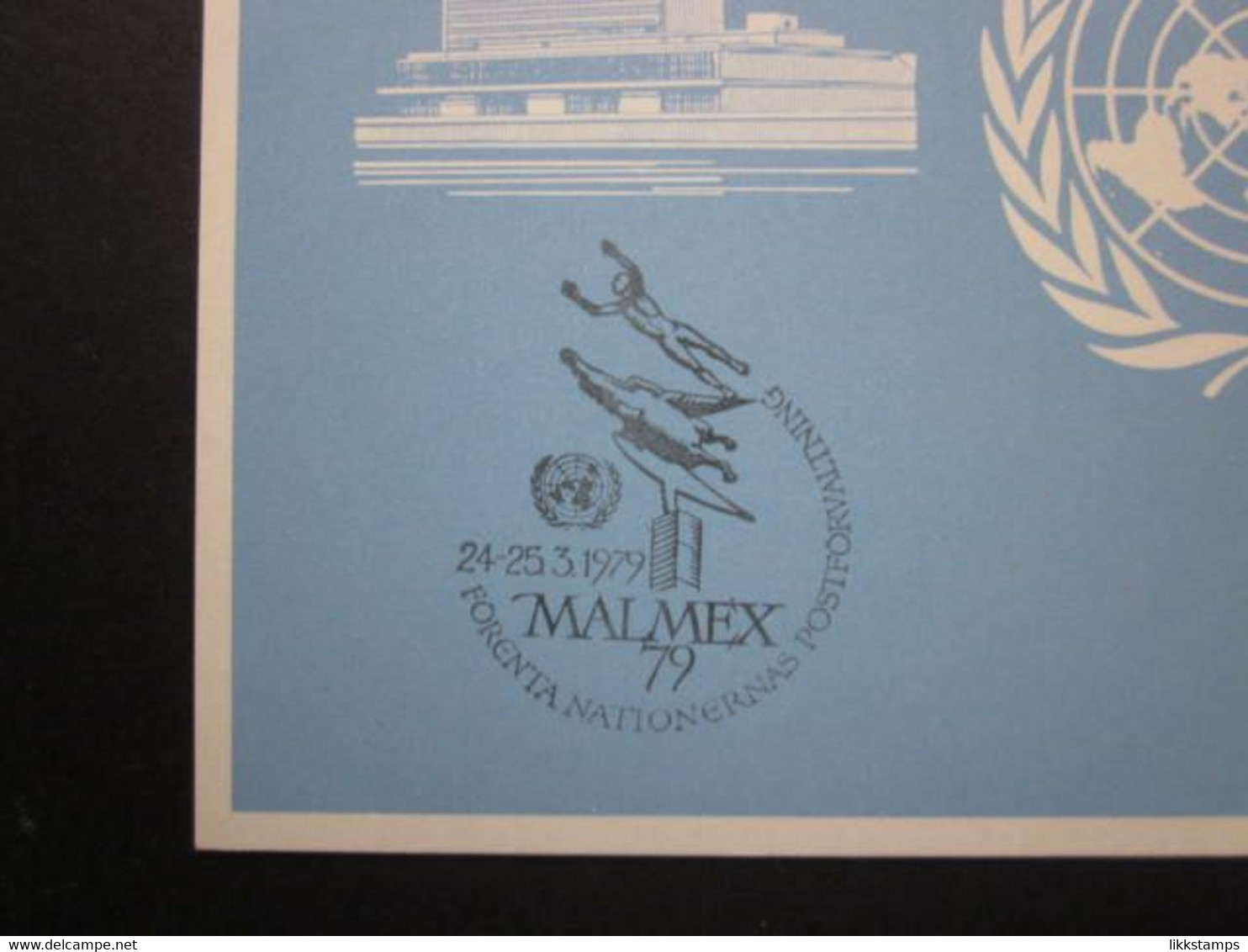 A RARE 1979 MALMEX 79 SOUVENIR CARD WITH FIRST DAY OF EVENT CANCELLATION. ( 02235 ) - Cartas & Documentos