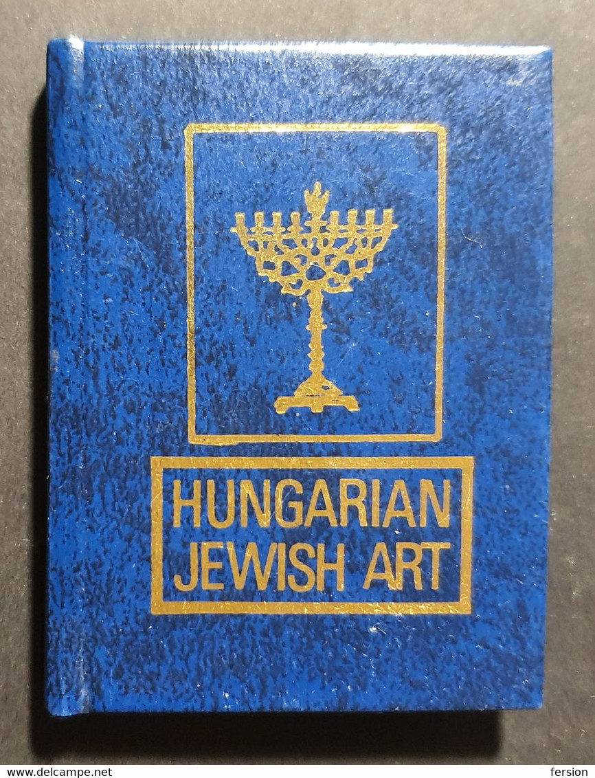 1984 1985 Hungarian Jewihs Art ( Mini Micro Book - 50x65 Mm ) - Judaica Stamp + Book - Cuadernillos