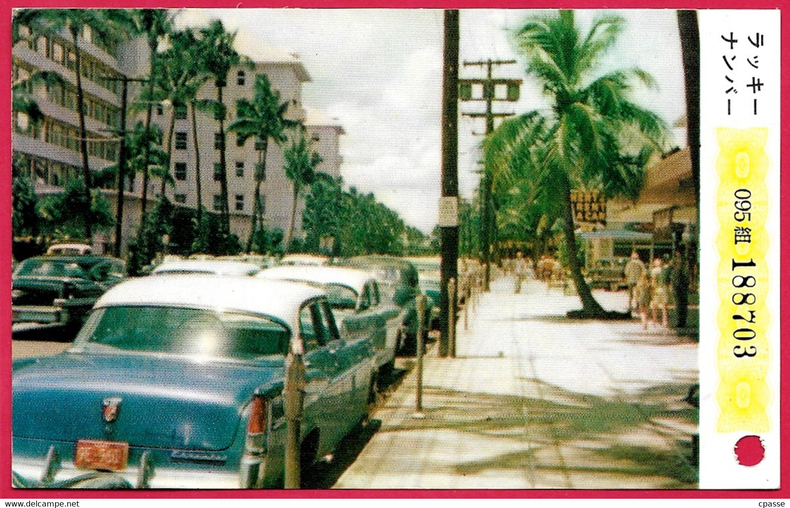 CPM USA (Cars Of) HAWAII Honolulu - View Of Waikiki ** PAN AMERICAN - Honolulu