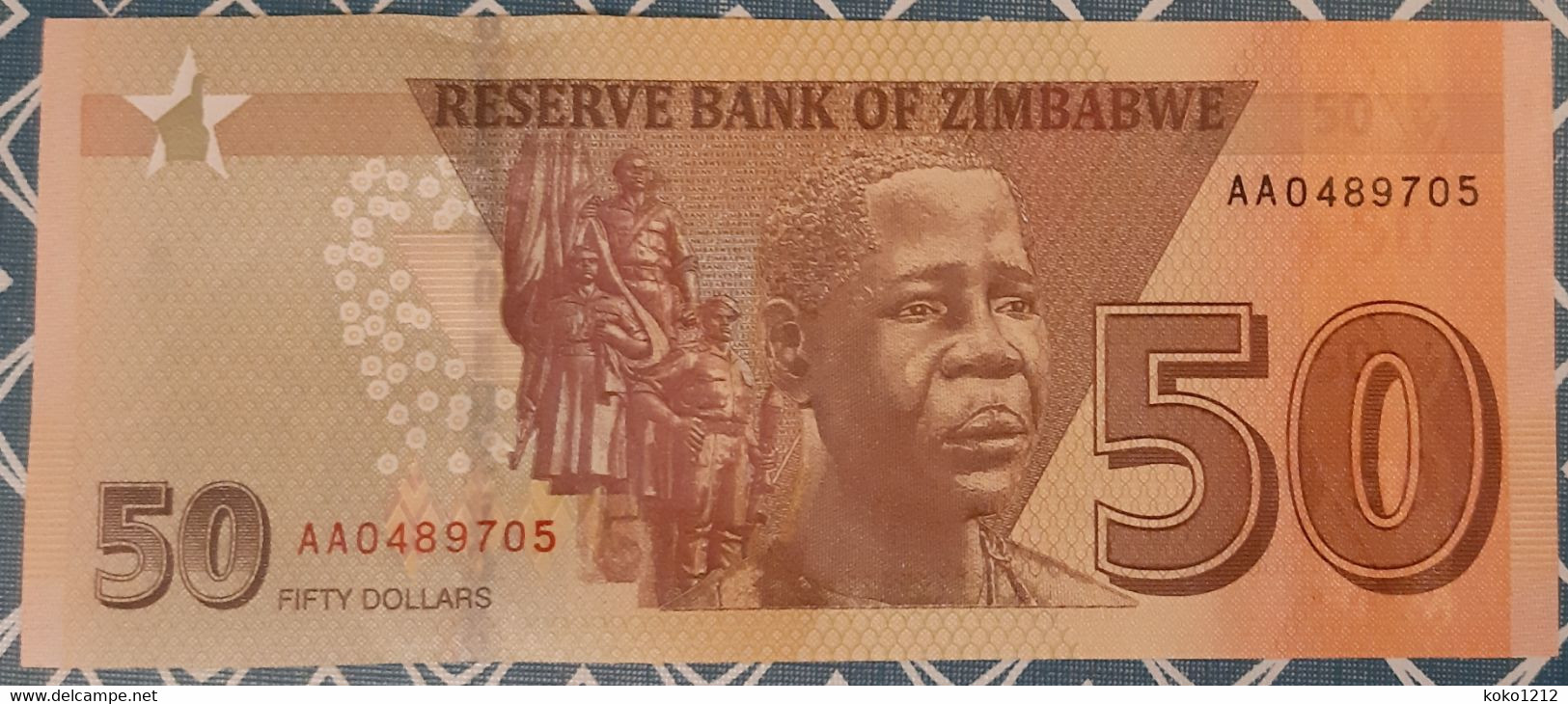 Zimbabwe 50$ 2021 Pnew UNC - Zimbabwe