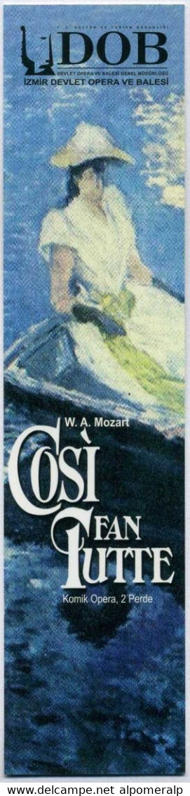 Bookmark / Marque-page Wolfgang Amadeus Mozart "Così Fan Tutte" Ref #875 - Marque-Pages