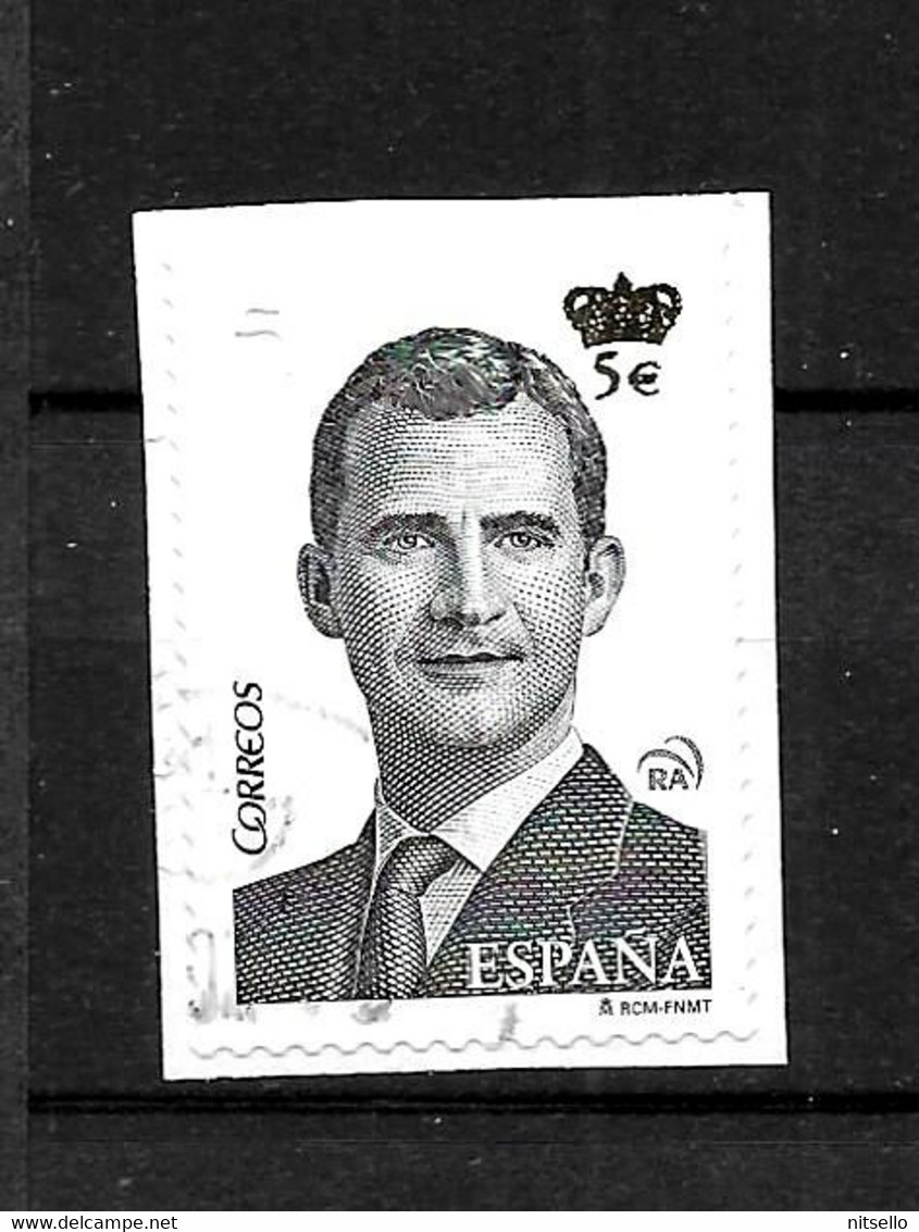 LOTE 2039  ///   ESPAÑA  REY FELIPE VI   FACIAL 5€ - Oblitérés