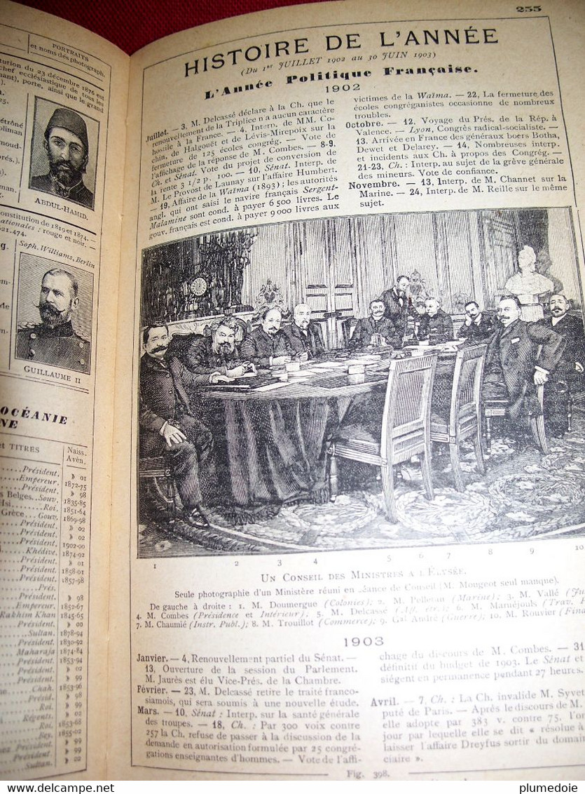 ALMANACH HACHETTE 1904  Petite encyclopédie populaire de la vie pratique. Calendrier . Benjamin RABIER . VAN MUYDEN