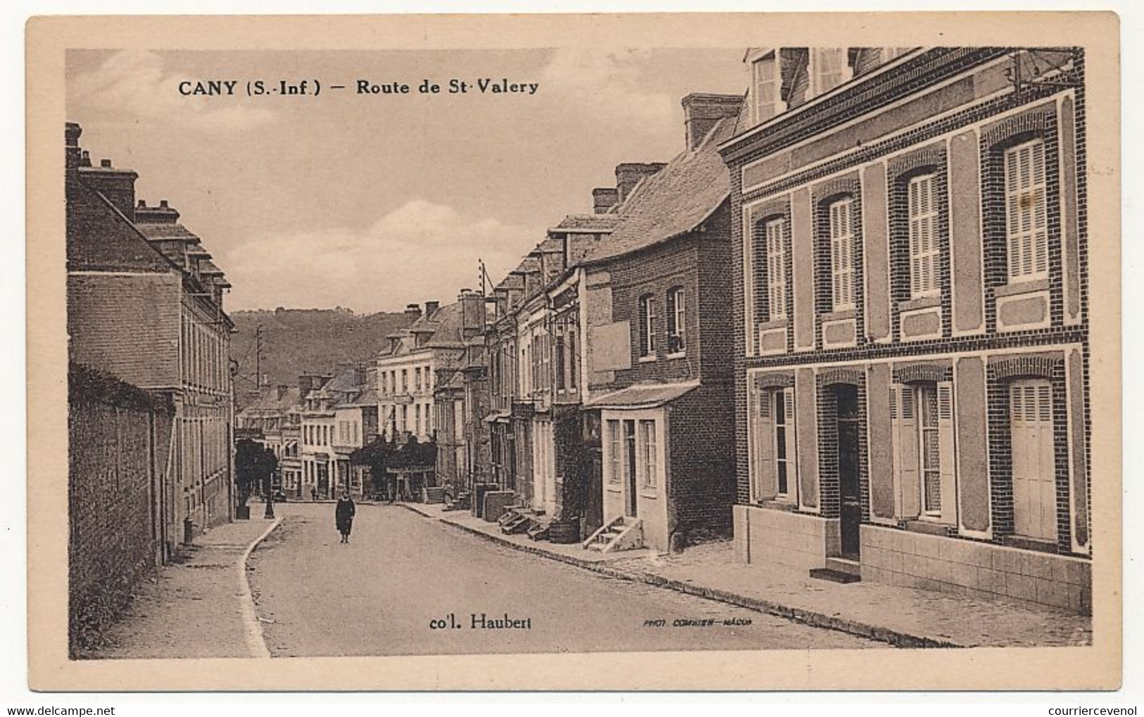 CPA - CANY (Seine Inf) - Route De St Valery - Cany Barville