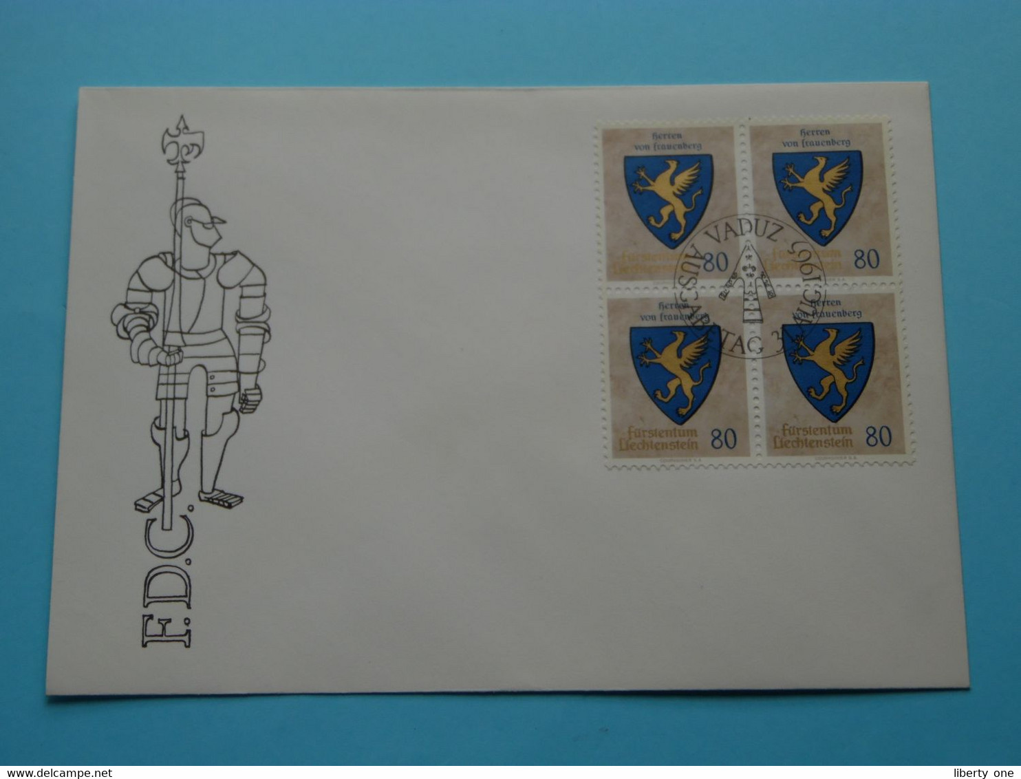 Ersttagsbrief > LIECHTENSTEIN Ausgabetag VADUZ 1965 ( FDC Enveloppe ) ! - FDC