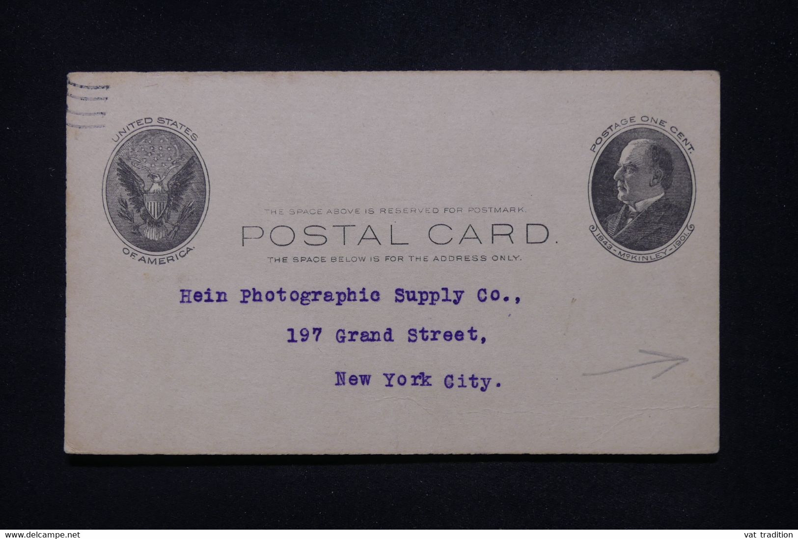ETATS UNIS - Entier Postal Avec Repiquage Commercial De New York En 1909 - L 108770 - 1901-20