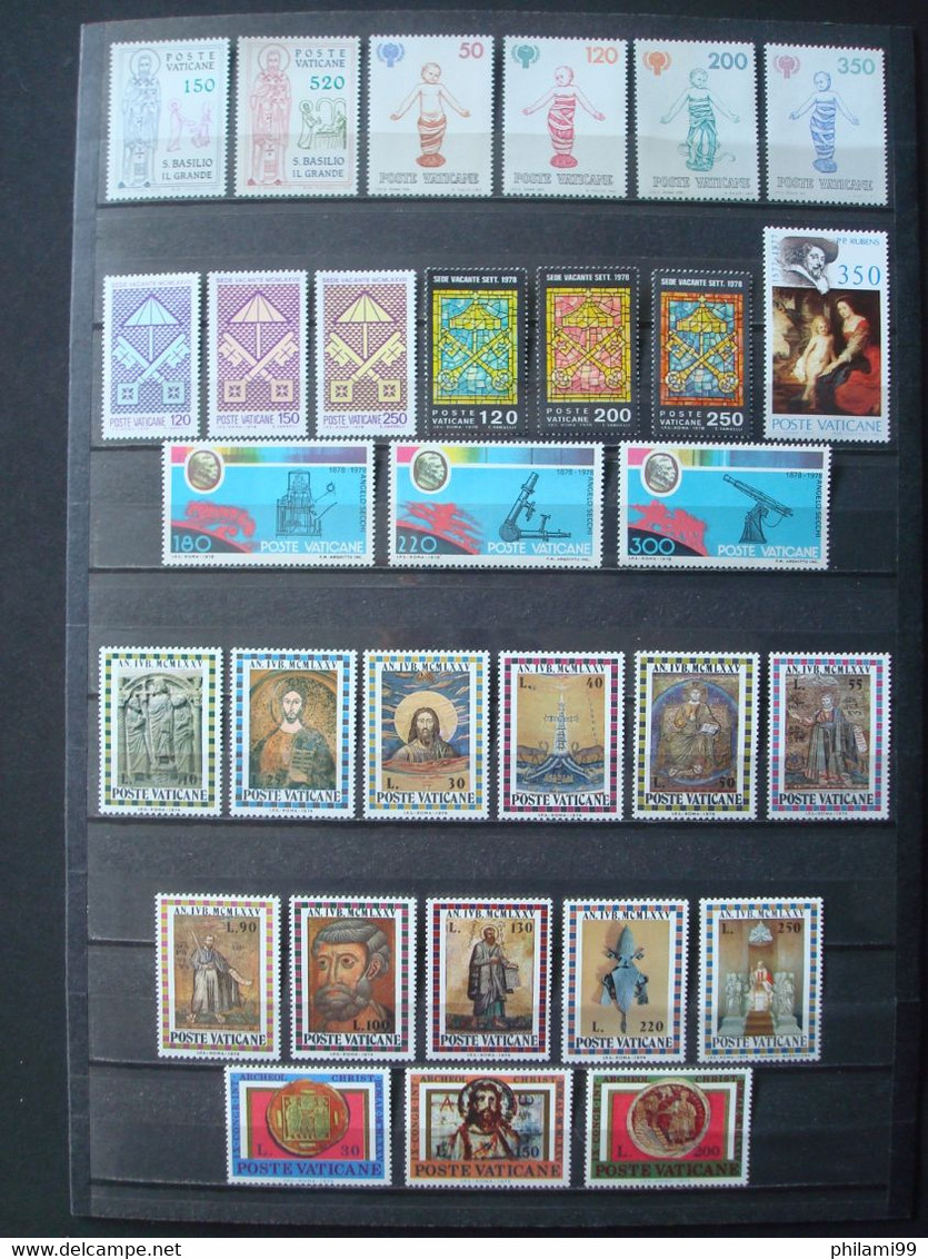 VATICAN 1975-1984 MNH** / 3 SCANS - Collections