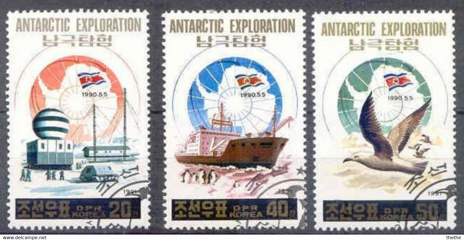 COREE DU NORD  - Explorations Antartiques - Géographie