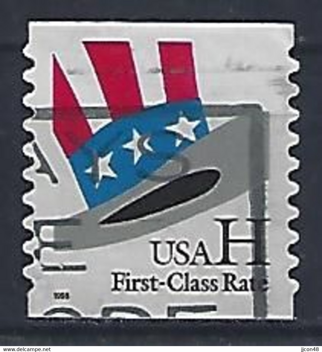 USA  1998  Uncle Sams Hat (o) Mi.3060  BG - Used Stamps