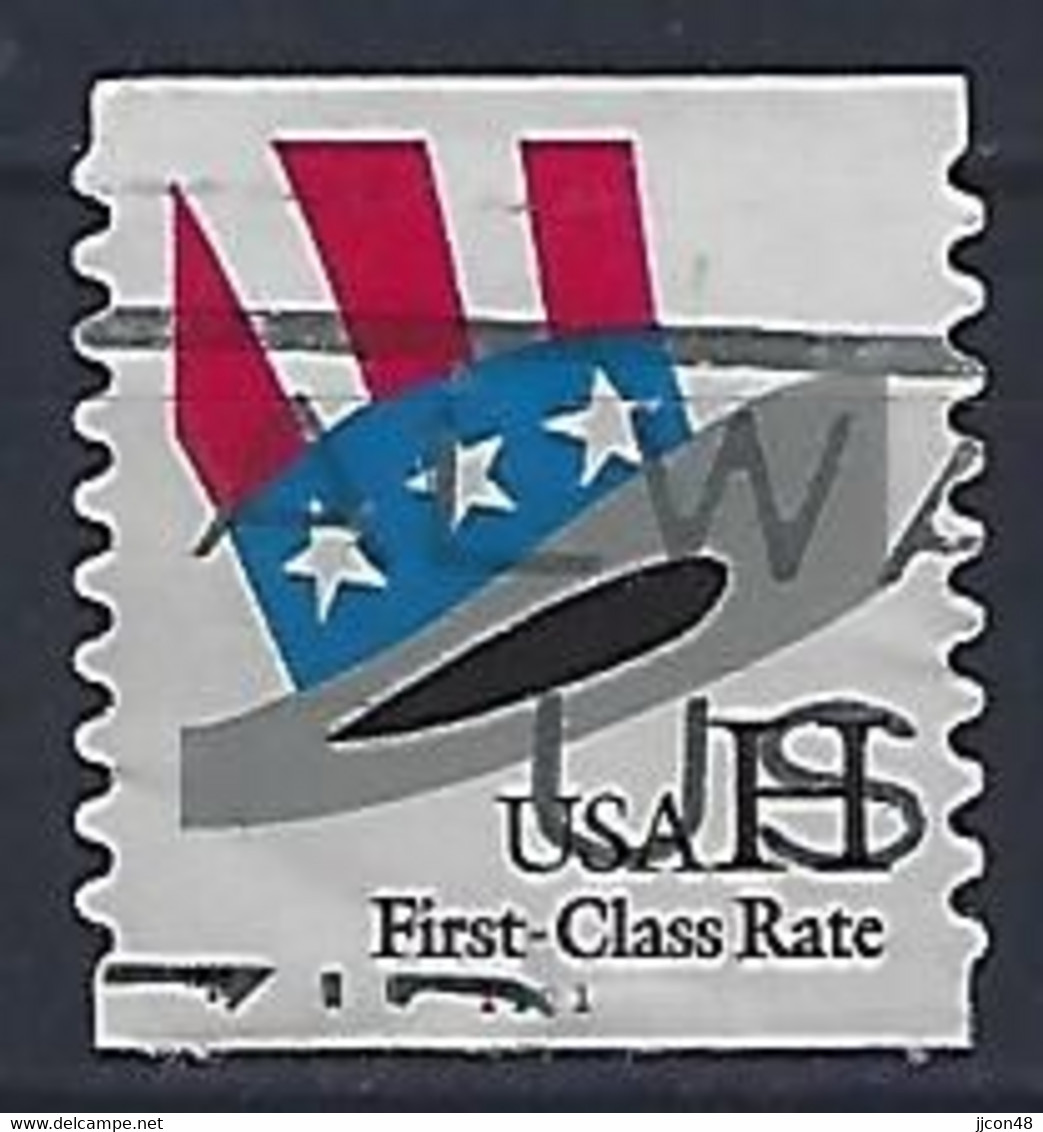 USA  1998  Uncle Sams Hat (o) Mi.3060  BG  (Pl. Nr. 1131) - Used Stamps