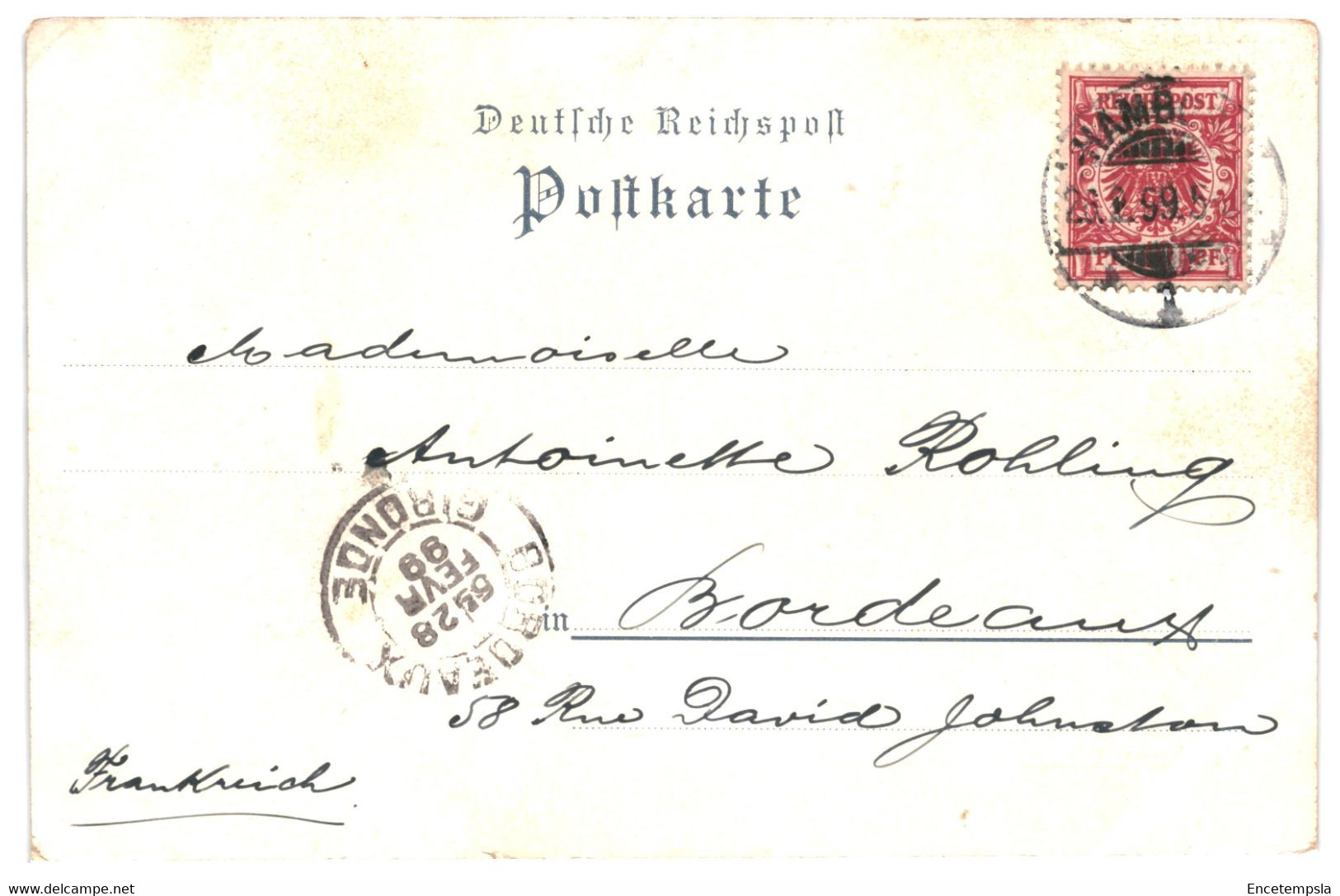 CPA- Carte Postale Germany-Hamburg Hafen -1899  -VM39261 - Nord