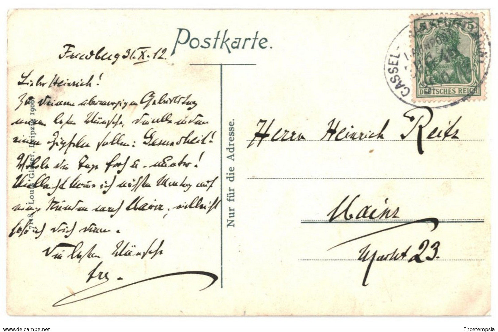 CPA- Carte Postale Germany-Friedberg- Partie A. D. Burg 1912 VM39268 - Friedberg
